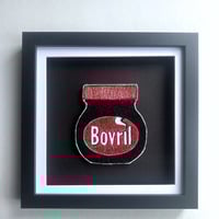 Image 1 of Bovril stitched artwork
