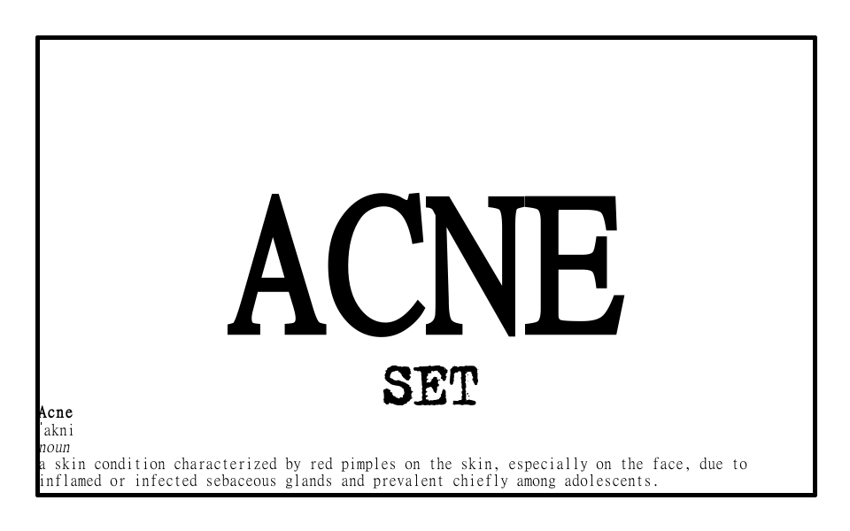 Image of Acne Set