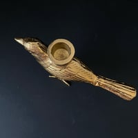 Image 3 of Gold Bird Candle Holder