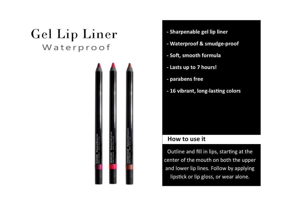 Gel Lip Liner (Waterproof)