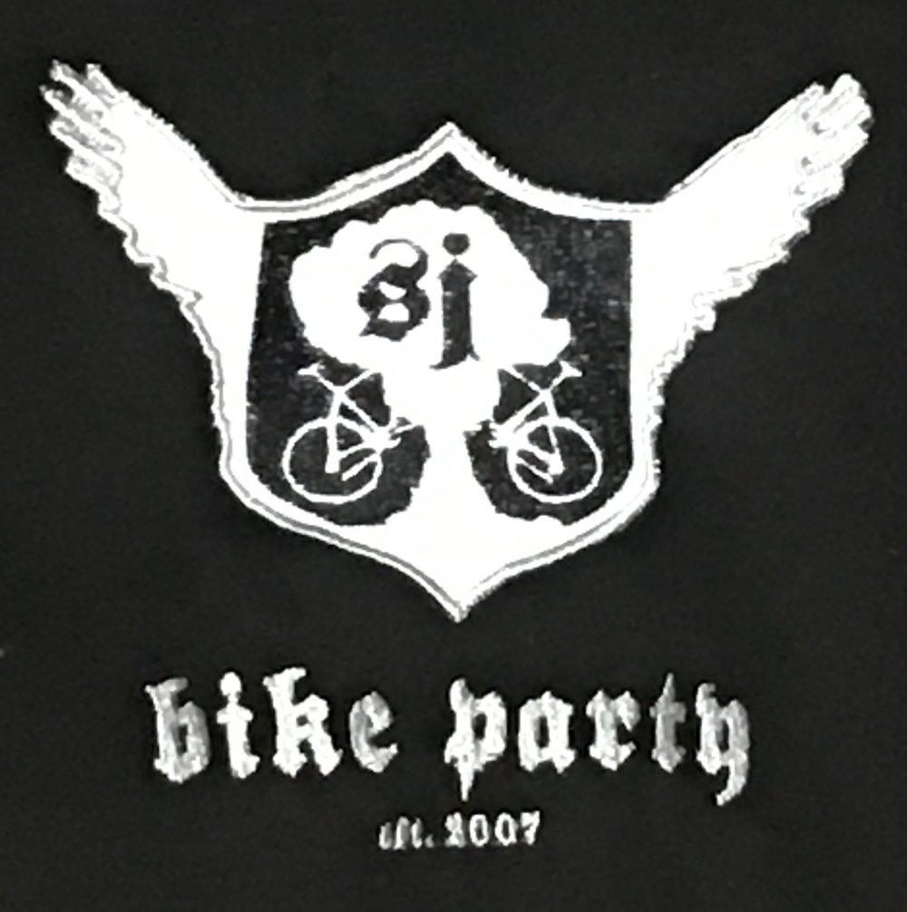 Image of San Jose Bike Party Reflective Logo Shirt