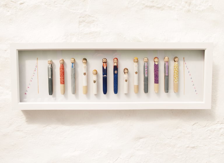 Wedding Peg Portrait Image 2