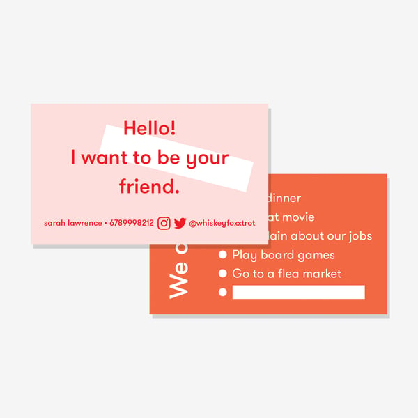 Image of Friend Card–Horizontal