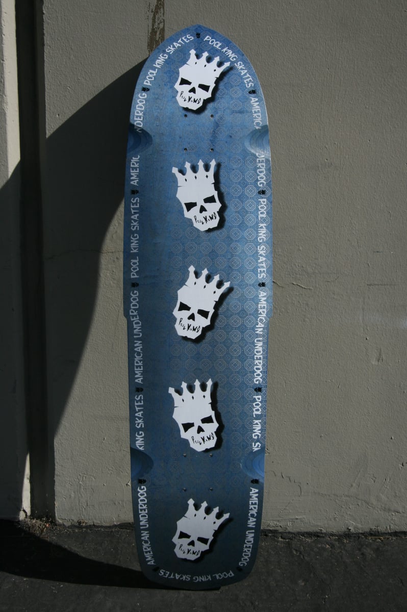 AMERICAN UNDERDOG (BLUE) Pool King Skateboards