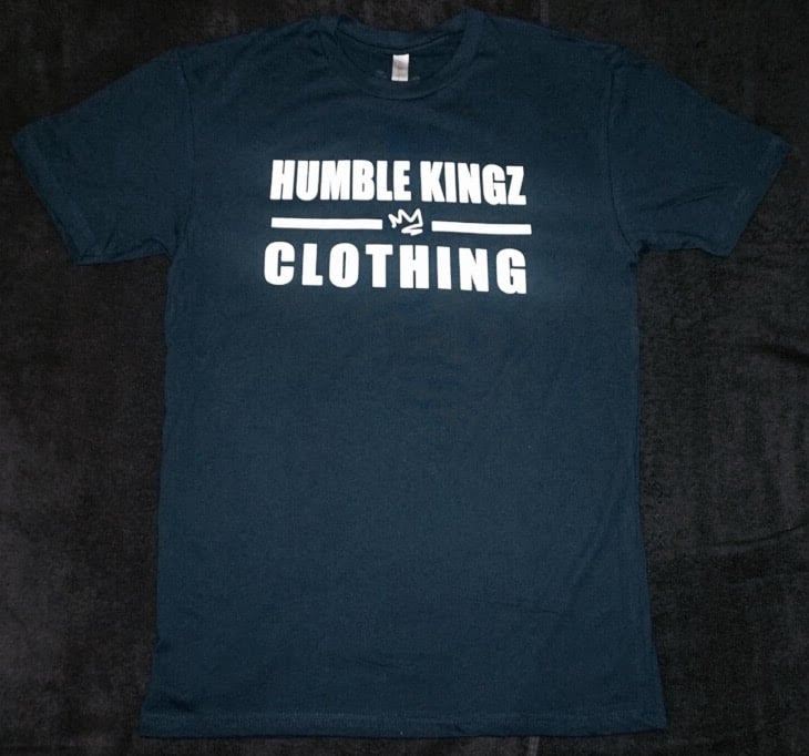 Image of Humble Kingz White/Navy T-shirt