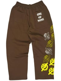 Image 2 of SWEATPANTS V2 (M) - BROWN/WHITE/YELLOW