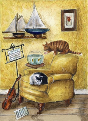 Image of The Cat and The Fiddle