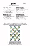 Quartet quilt pattern - PDF version