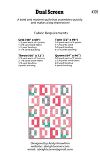 Image 2 of Dual Screen pattern - PDF Version