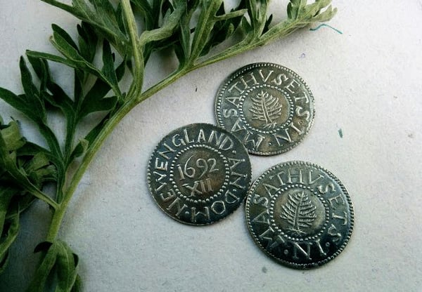 Image of Salem Witch Trial 'Pine Tree' Coins of 1692