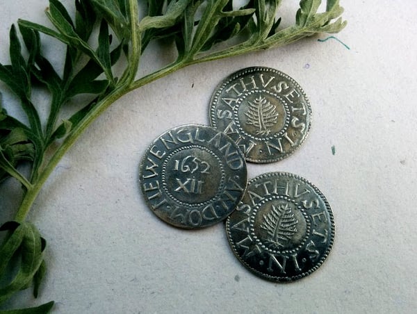 Image of New England 'Pine Tree' Shilling 1652