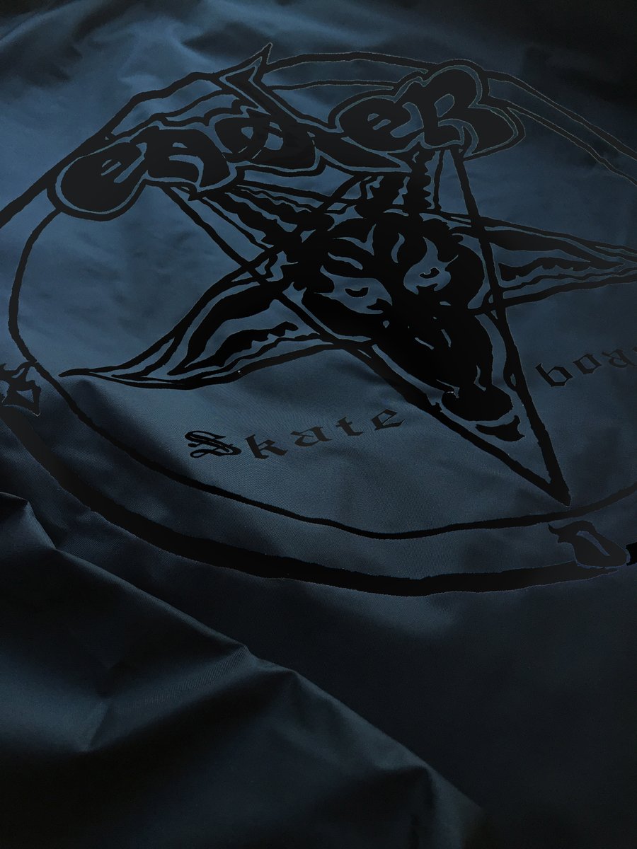 Image of Ender Black on Black Goathead Coaches Jacket
