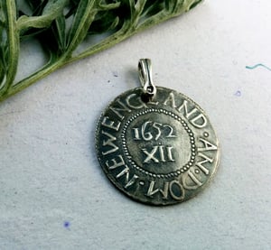 Image of New England 'Oak Tree' Shilling 1652 Pendant