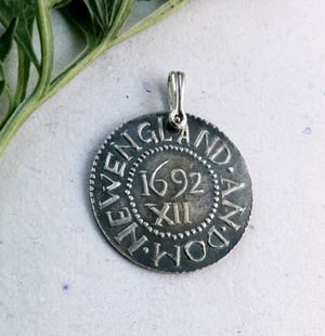 Image of Salem Witch Trial 'Pine Tree' Coins of 1692 Pendant