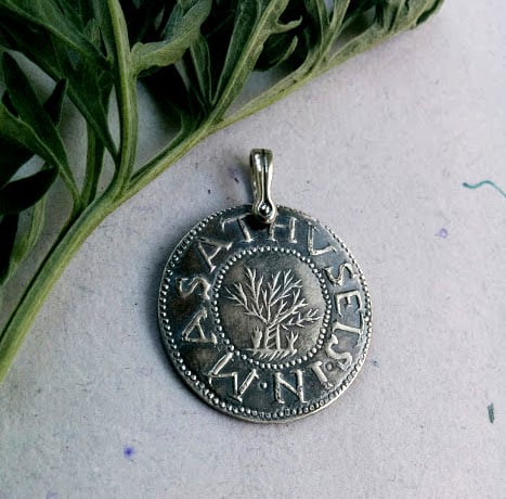 Amazon.com: Sterling silver Oak Leaf Tree Charm Pendant Necklace, 18