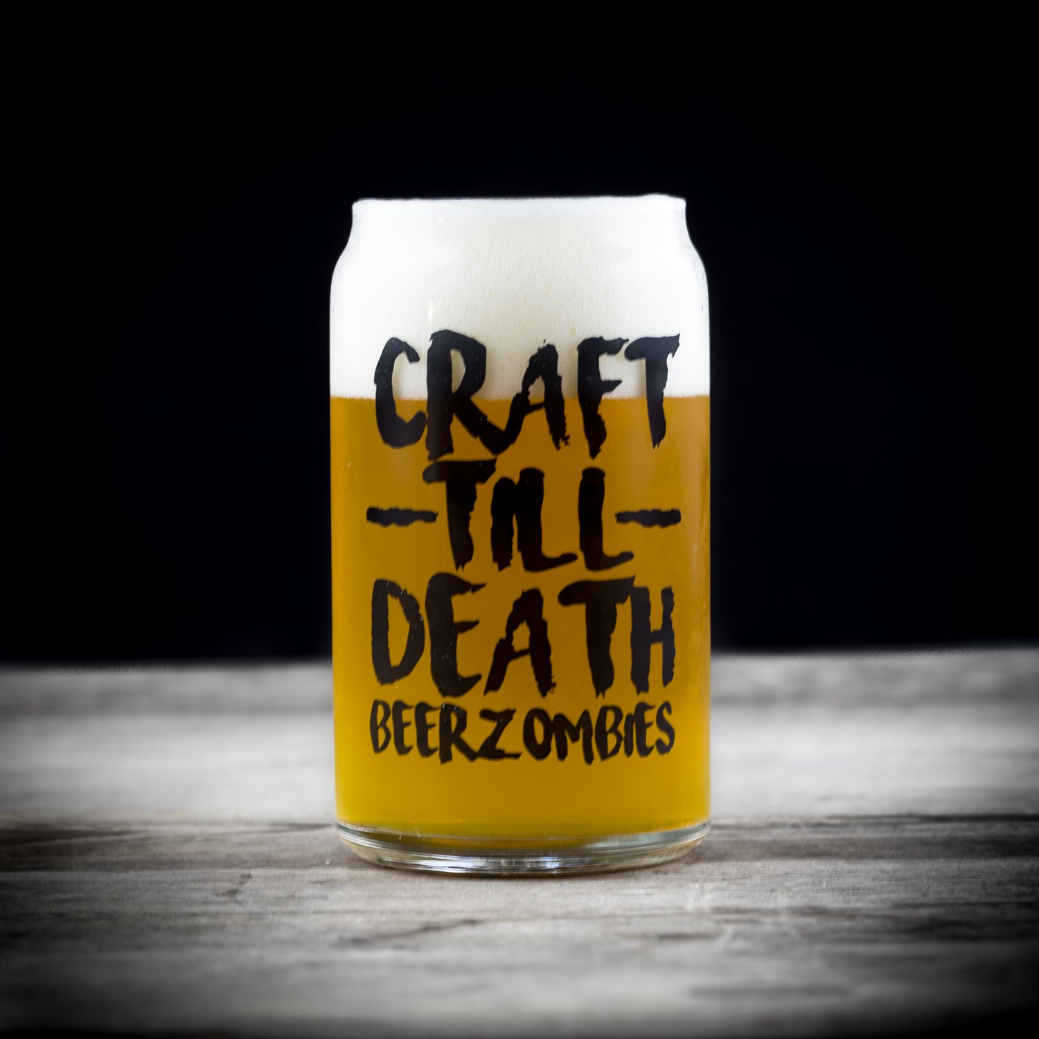 Beer Zombies Craft Can Glass Beer Zombies