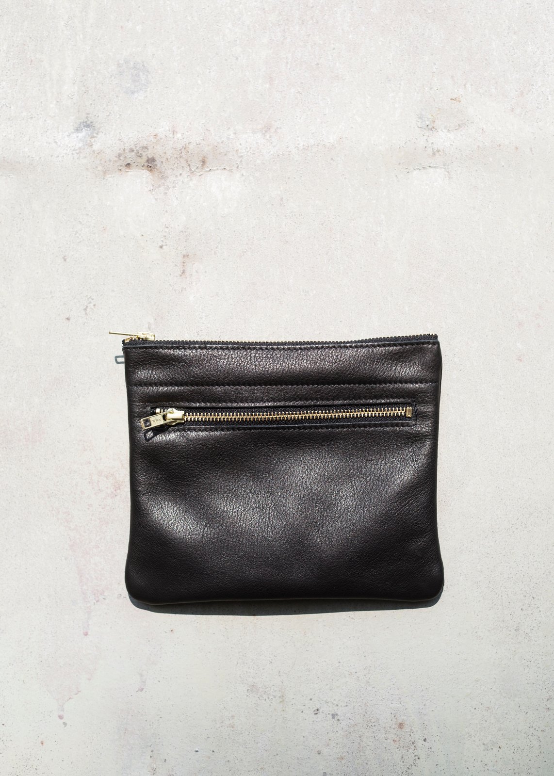 travel pouch leather