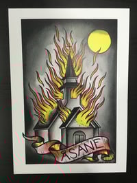 Image 3 of Set of burning churches.