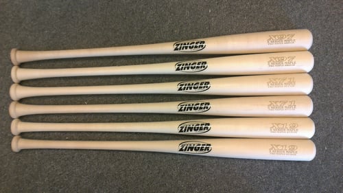 Image of X19 - 6 Bat Pack - All Natural Pro Maple w/ Ink Dot