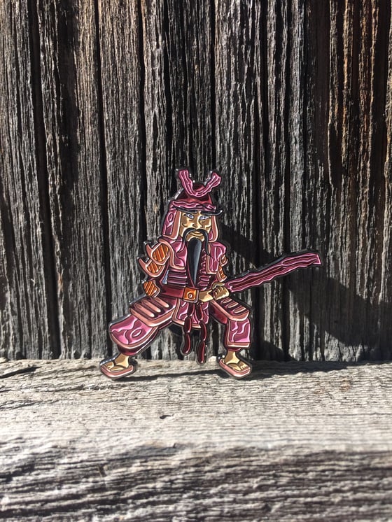 Image of HAMURAI Ham-tastic Swordplay Hat Pin