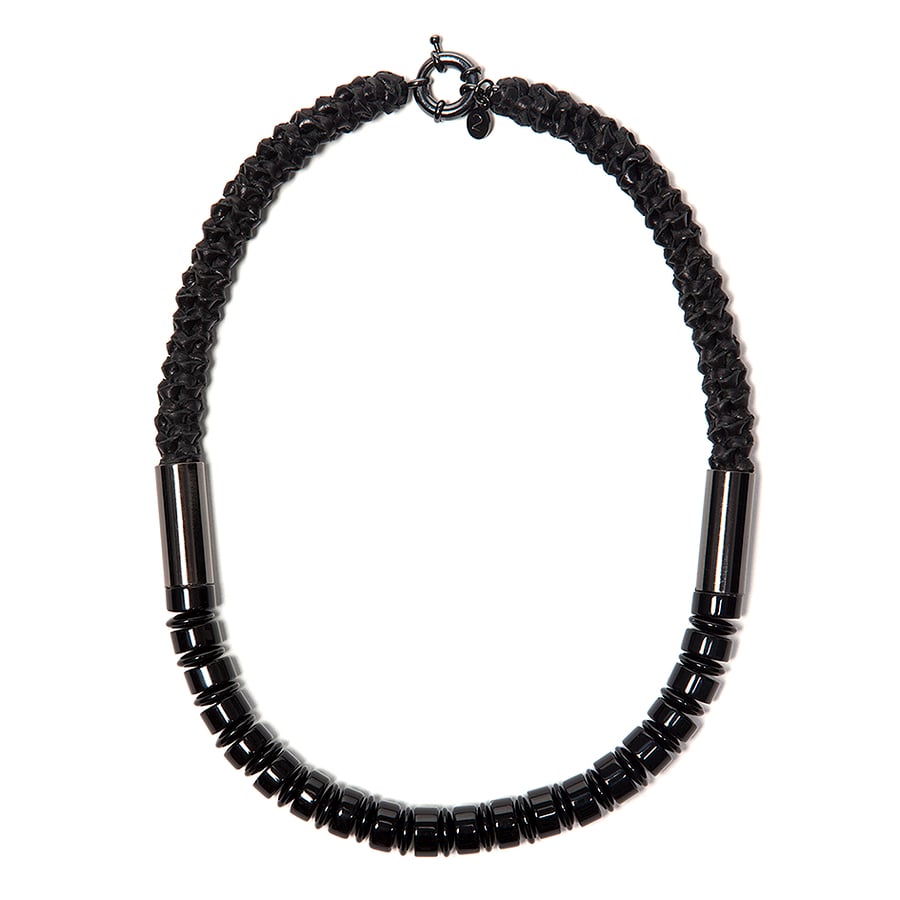 Image of "Delta" Black Onyx Neckpiece