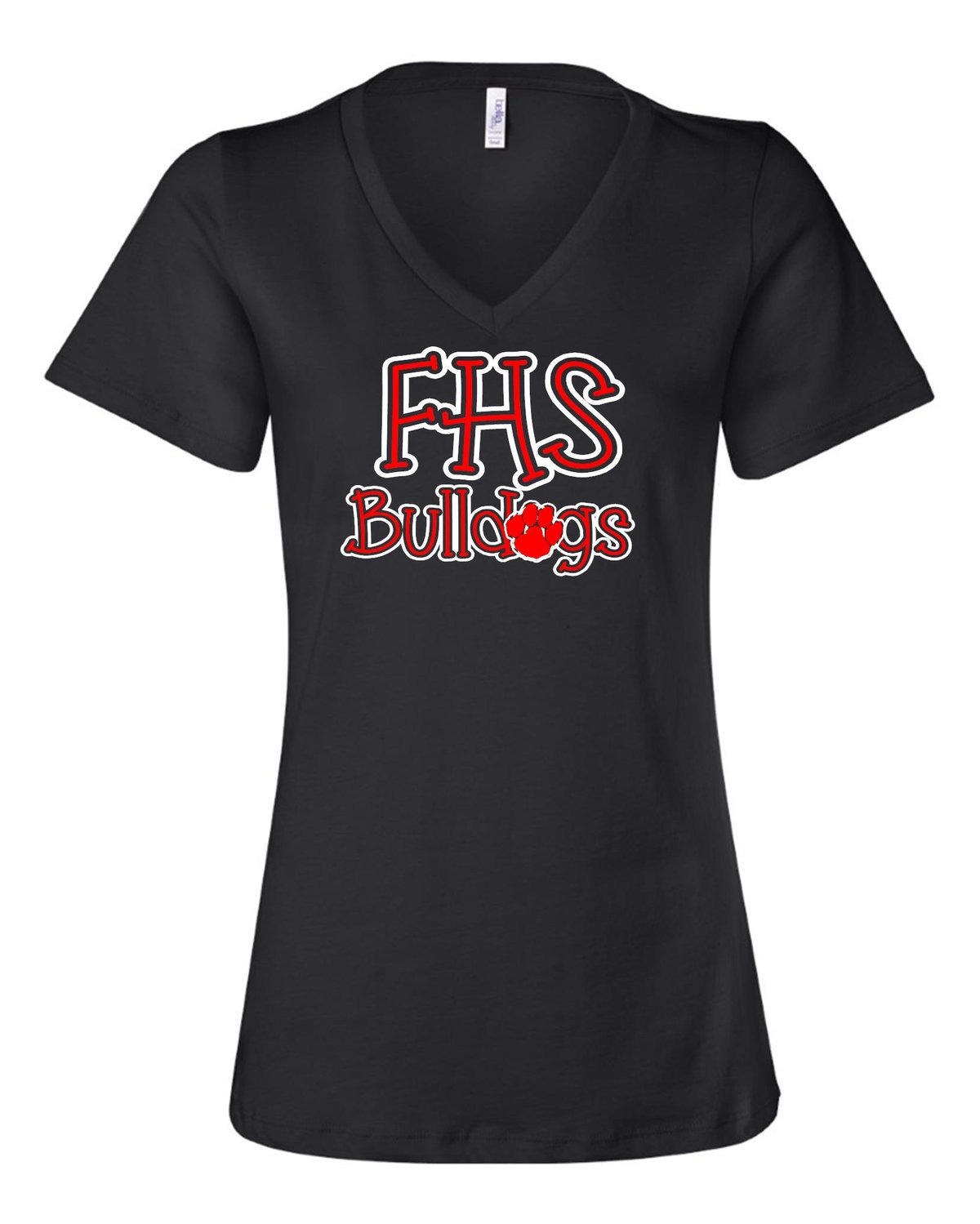 Image of Ladies Relaxed Fit Bulldog Tee