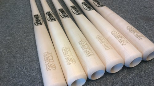 Image of X97 - 6 Bat Pack - All Natural Pro Maple w/ Ink Dot