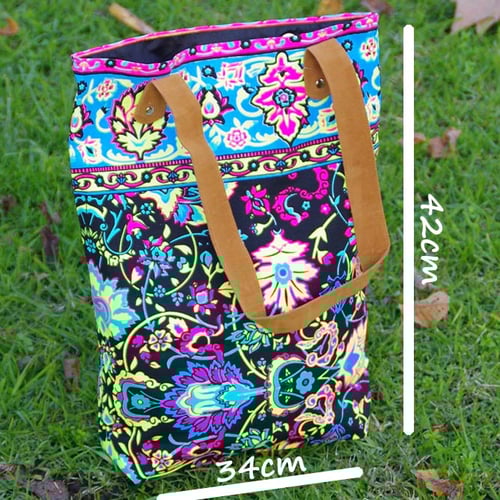 Image of Black and Blue Boho Bag