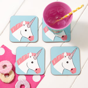 Image of Miss Unicorn Coaster