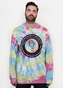 Image of TIE DYE CIRCLE LOGO TALL CREW