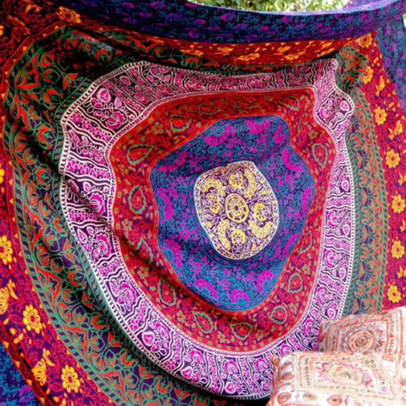 Image of Merlot Mandala Tapestry