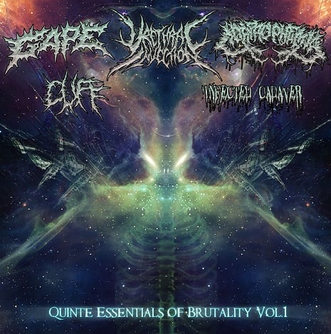 Image of Quinte Essentials of Brutality Volume#1 – 5 Band Split Cd
