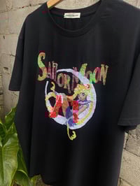 Image 2 of Camiseta bordada a man. GUERREIRA LÚA. Talla Única! *Feita por encarga.