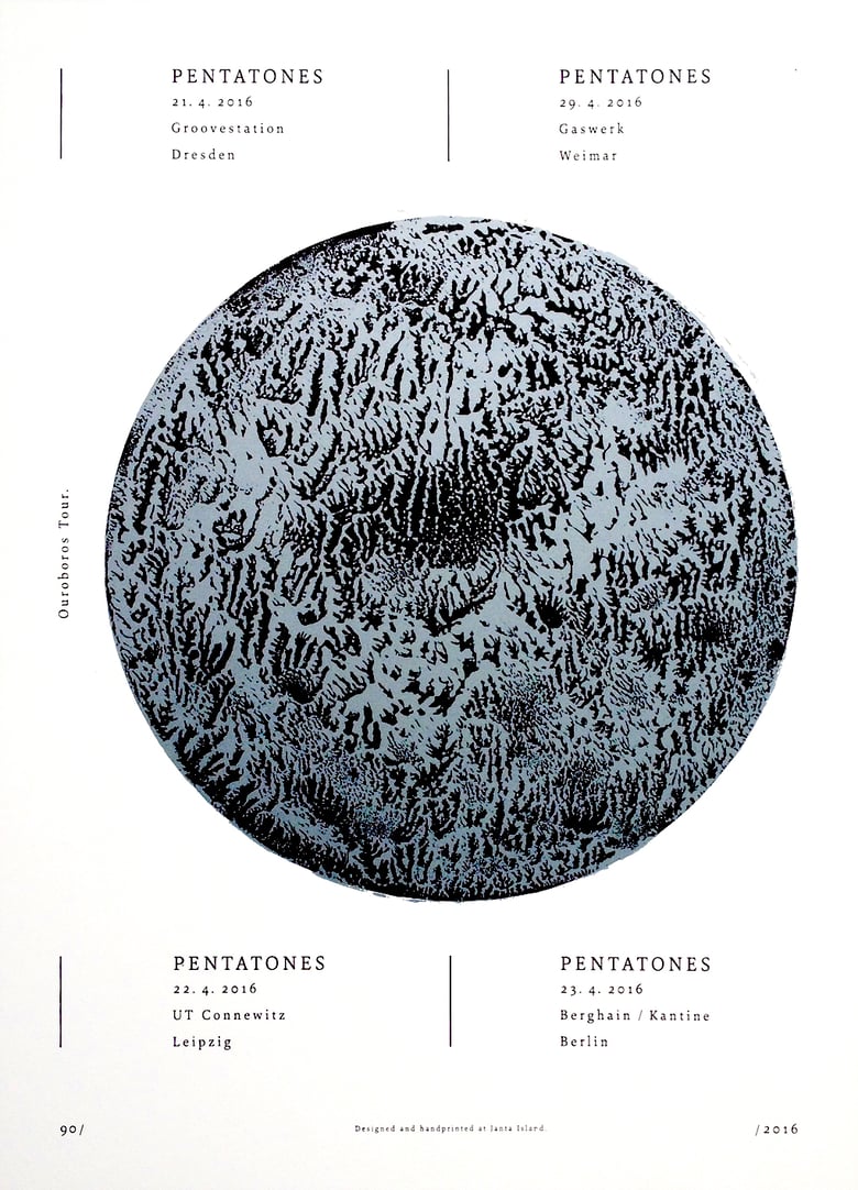 Image of »Pentatones« Gig-Poster
