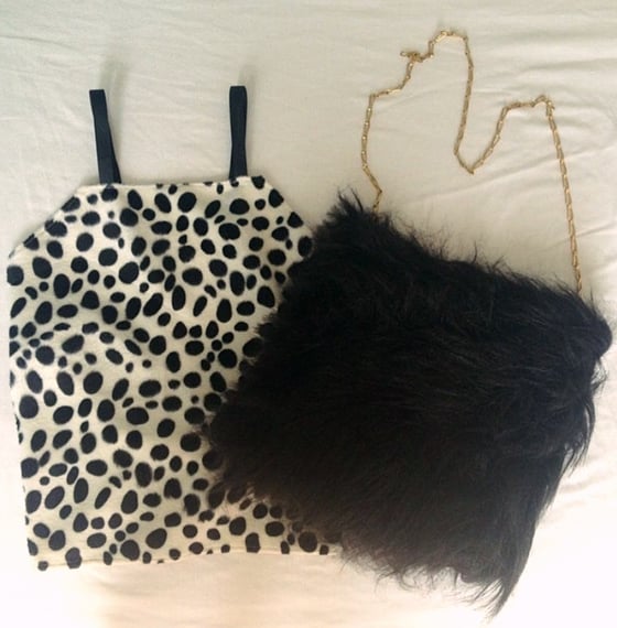 Image of The fluffy Black Bag 