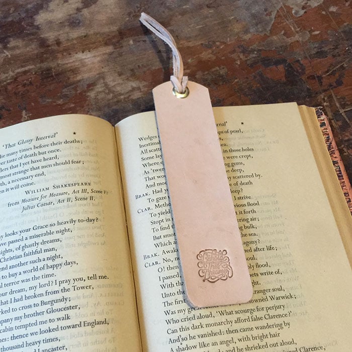 Image of Behold This Dreamer! Leather Bookmark