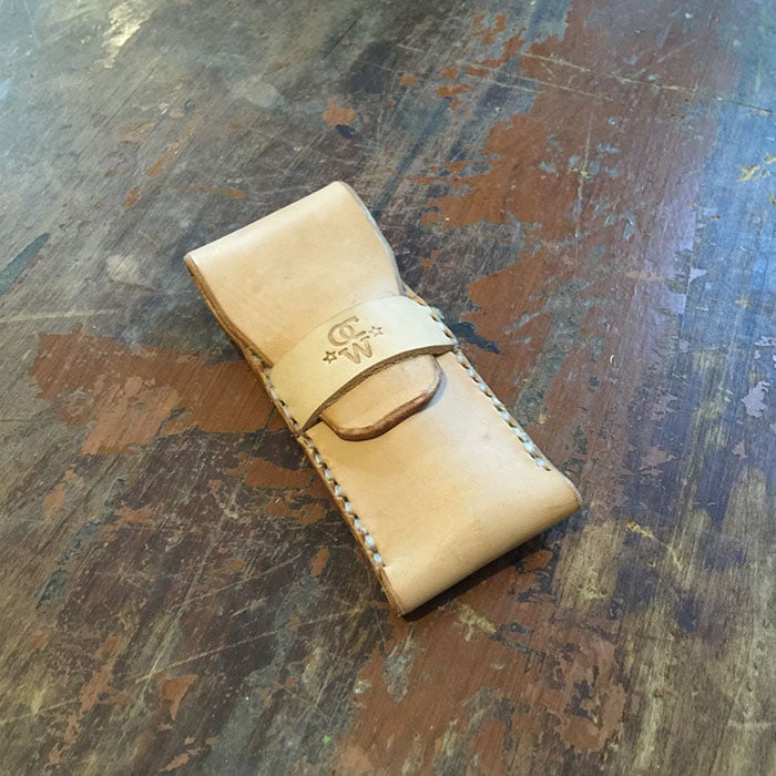 Kaweco Sport Pen Leather Case / Old Church Works Leather Notebook