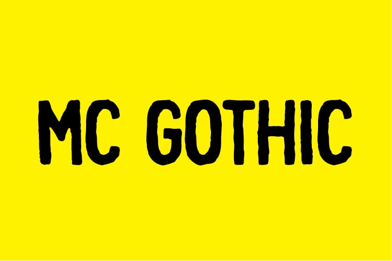 Image of MC GOTHIC font