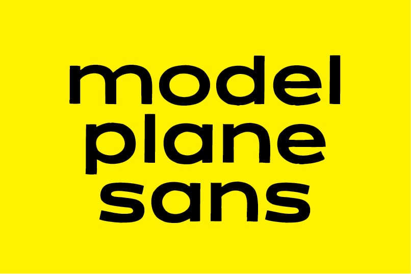 Image of Model Plane Sans font