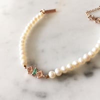 Image 1 of Renee Pearl Bead Bracelet