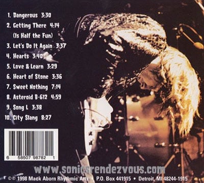 Image of SONIC'S RENDEZVOUS - SWEET NOTHING (CD)