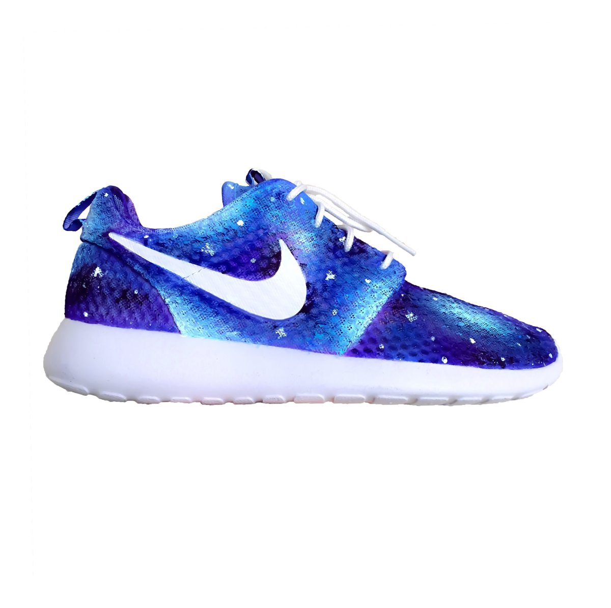Image of Artist Falko Galaxy Roshe Shoe (Hand-painted)