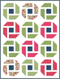 Image 4 of Cheerful Quilt Pattern - PDF Version