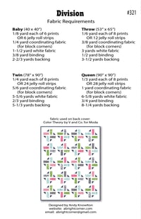 Image 2 of Division quilt pattern - PDF version