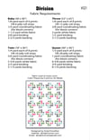 Division quilt pattern - PDF version