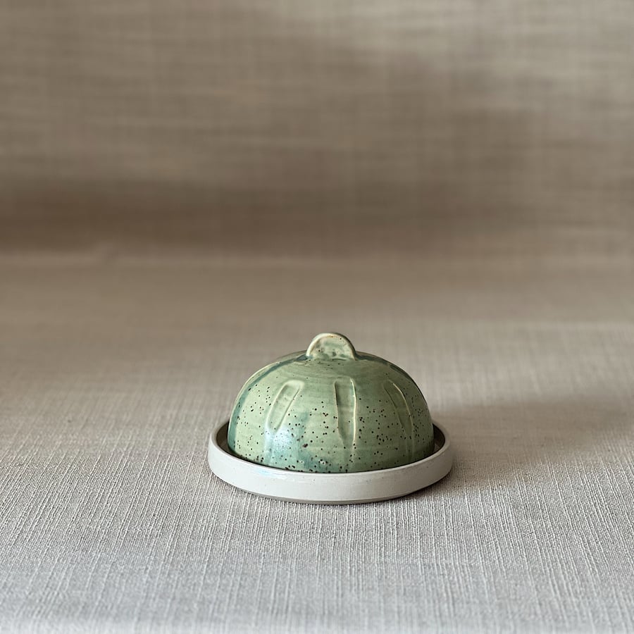 Image of NATURE BUTTER DISH 