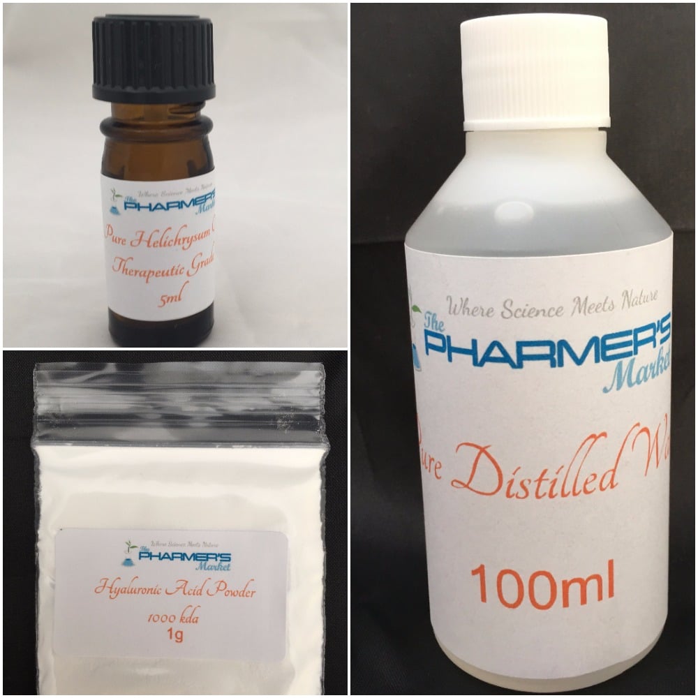 Image of Hyaluronic Acid Serum Starter Pack - Make Your Own Homemade Serum Save £££