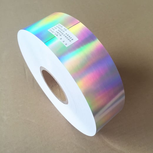 Plain Hologram Eggshell Paper Roll