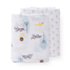 Fresk Blue Fox Organic XL Muslin Swaddles