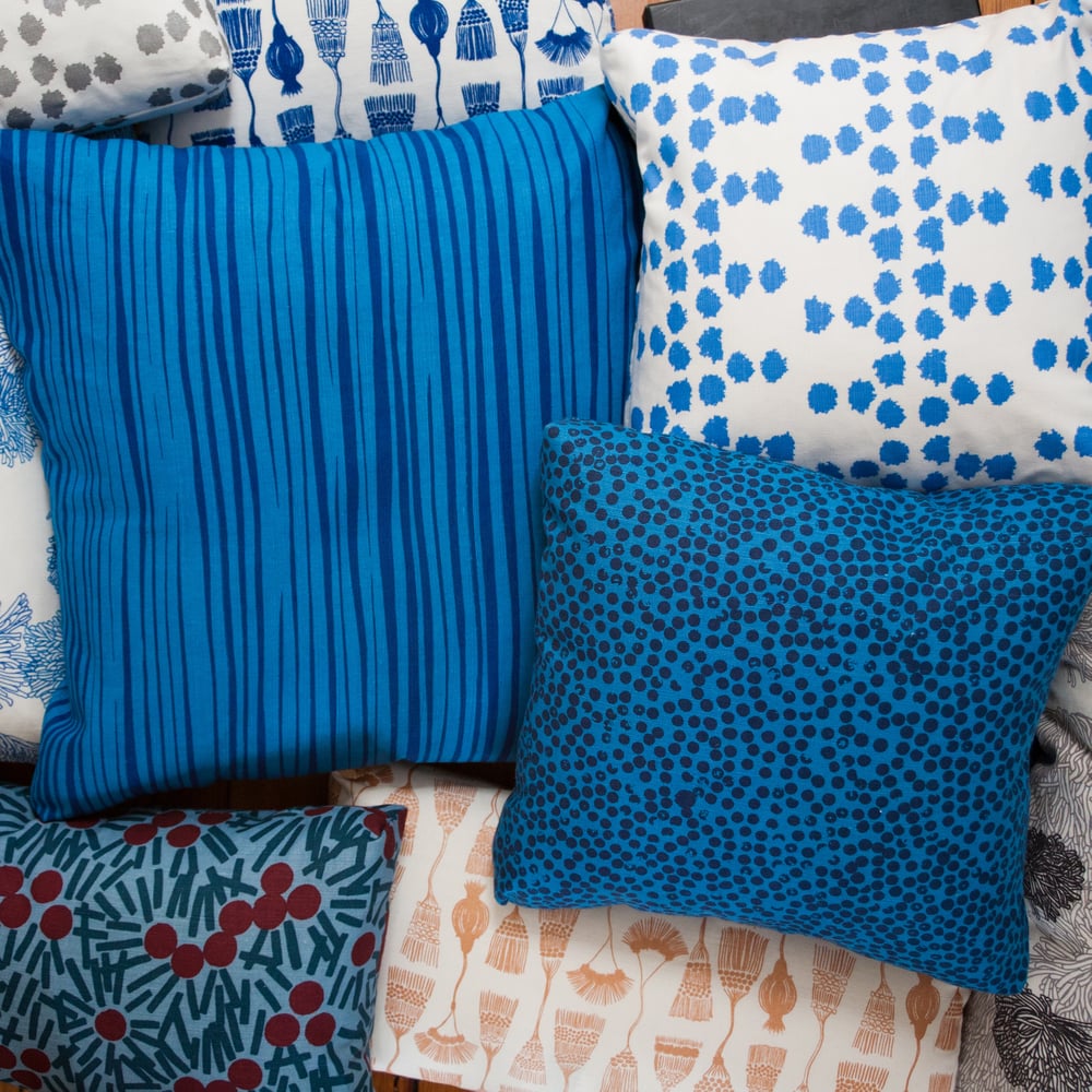 Image of 16" Hand Printed Pillow Covers